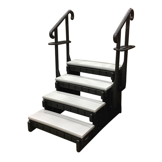 Swim Spa Steps- Light Gray