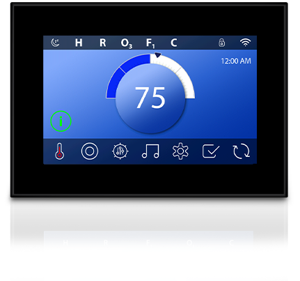 Clearwater Spa touchscreen topside – Clearwater Spas