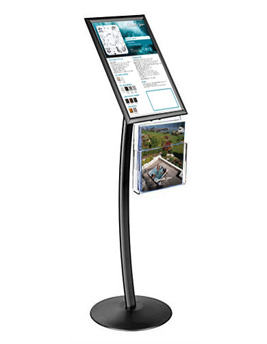 11” x 17” Sign Stand with Brochure Holder