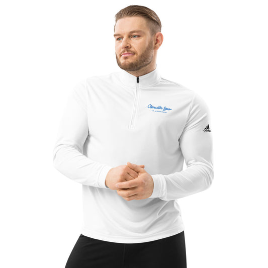 Adidas Quarter zip pullover: White